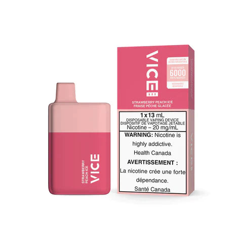VICE BOX 6000 Puffs Disposable Device - Single (20mg/ml) (STAMPED) - Quecan
