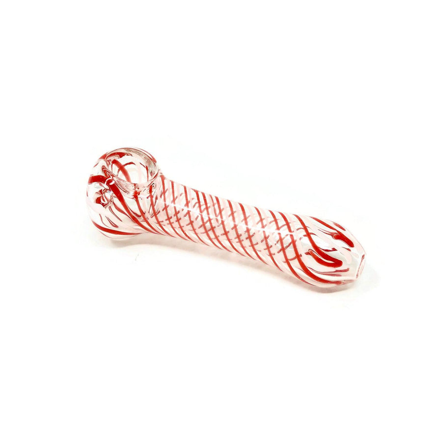 Swirling Colours Glass Hand Pipe - Quecan