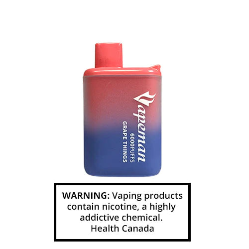 VAPEMAN 6000 Puffs Disposable Device - (20mg/ml) (STAMPED) - Quecan