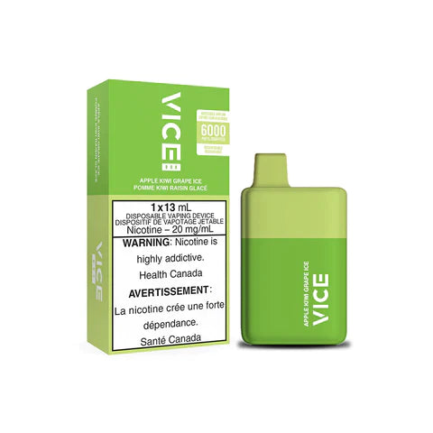 VICE BOX 6000 Puffs Disposable Device - (20mg/ml) (STAMPED) - Quecan