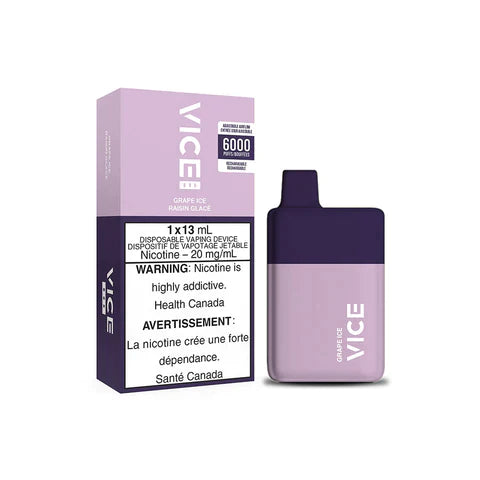 VICE BOX 6000 Puffs Disposable Device - (20mg/ml) (STAMPED) - Quecan