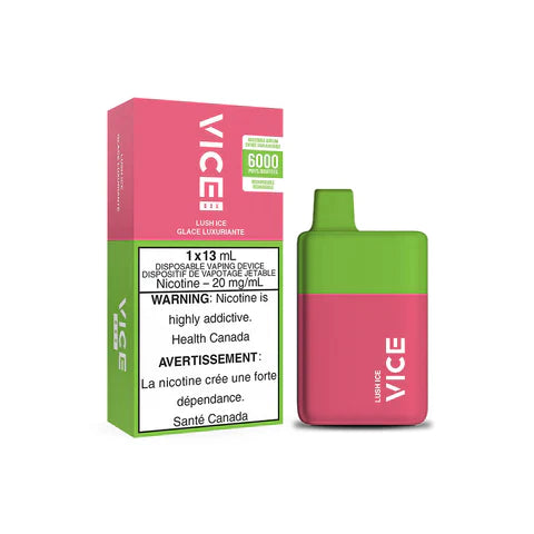 VICE BOX 6000 Puffs Disposable Device - (20mg/ml) (STAMPED) - Quecan