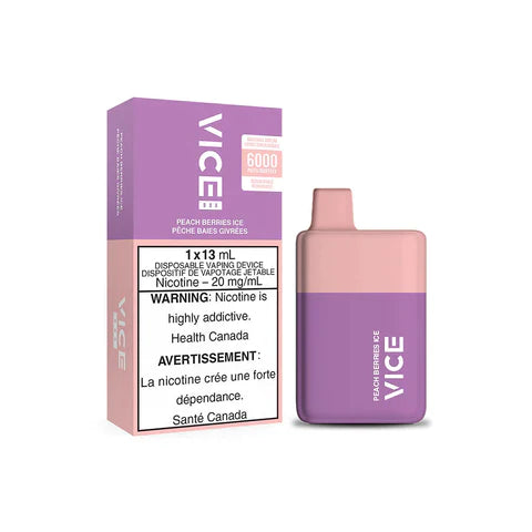 VICE BOX 6000 Puffs Disposable Device - (20mg/ml) (STAMPED) - Quecan