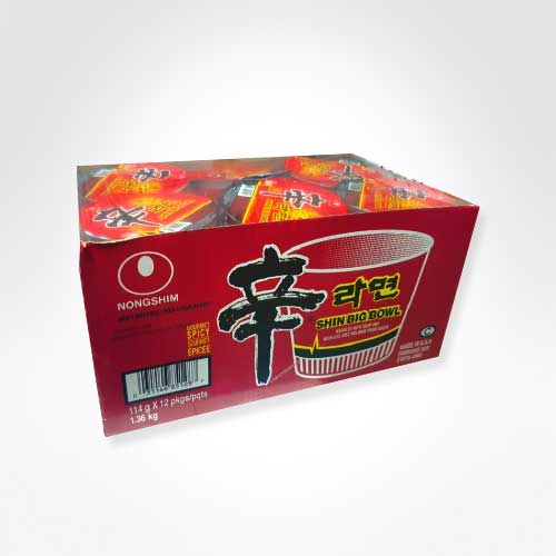 Nongshim Noodles With Soup Mix (12x114g)