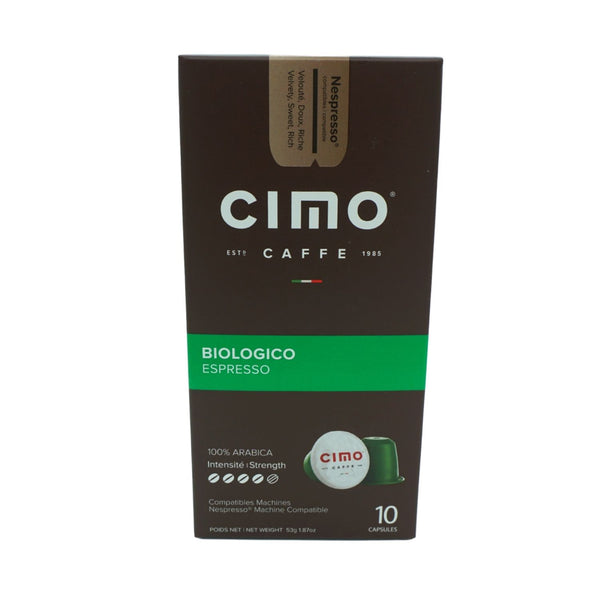 Cimo Espresso (10 Capsules) -  Biologico Espresso - Quecan