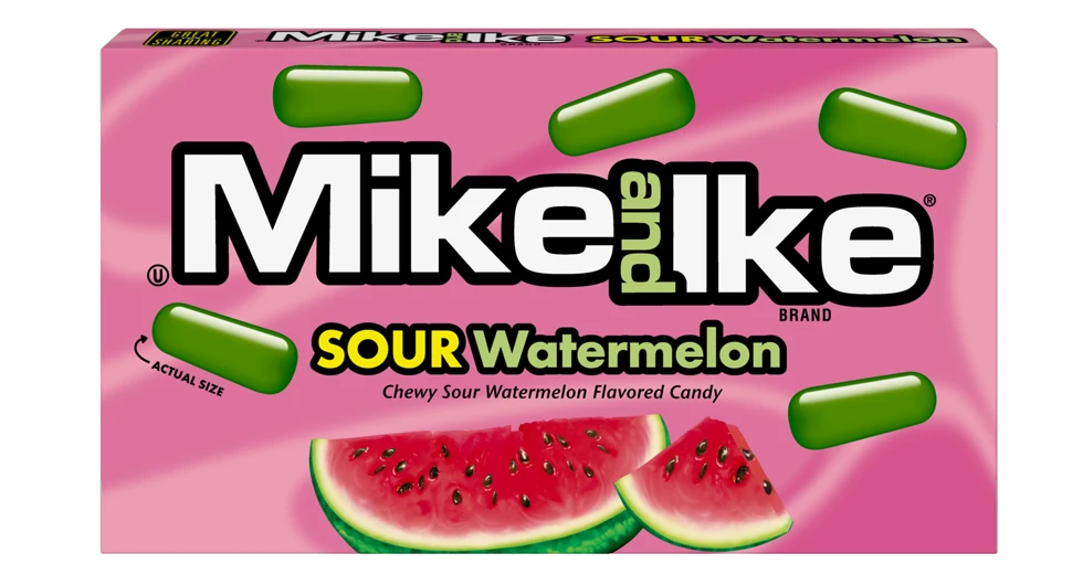 Mike & Ike Sour Watermelon (12 x 120g)