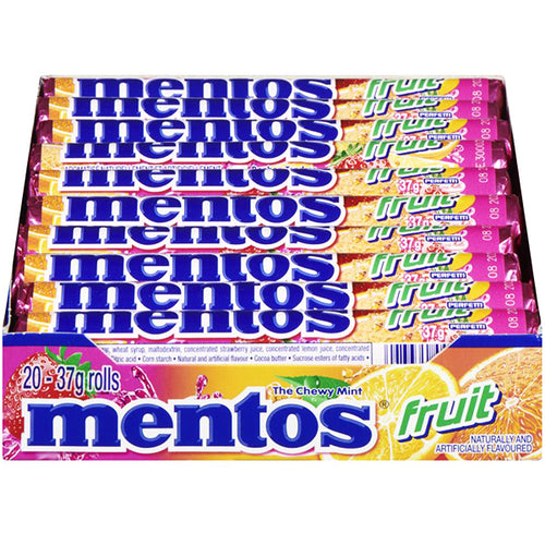 Mentos Mixed Fruit Chewy Mints (20 x 37.5g)
