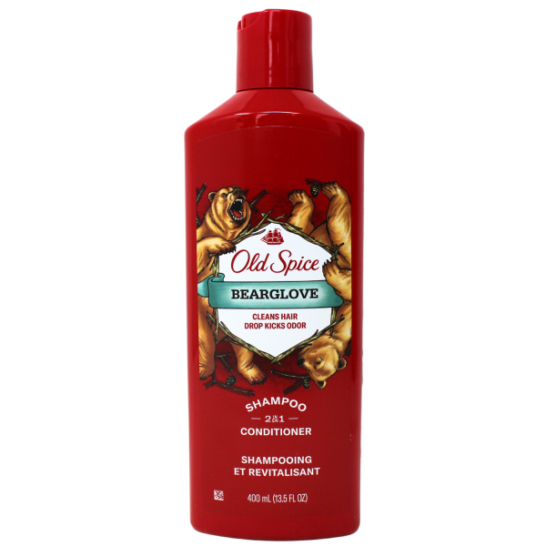 Old Spice Bearglove 2 in 1 Shampoo & Conditioner - 400 ml - Quecan