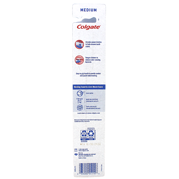 Brosse à dents Colgate Extra Clean Medium (lot de 12)