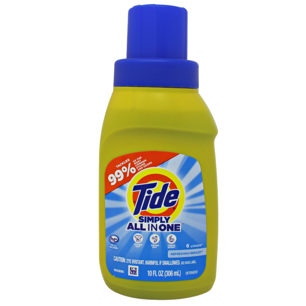 Tide Simply Clean & Fresh Liquid Laundry Detergent -6 Loads (306ml) - Quecan