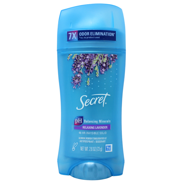 Secret Invisible Solid Antiperspirant Deo (73g) - Quecan