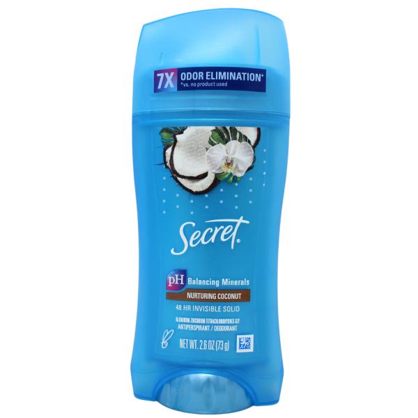 Secret Invisible Solid Antiperspirant Deo (73g) - Quecan