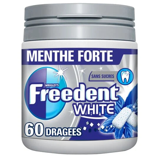 FREEDENT White Strong Mint Box 84g - Quecan