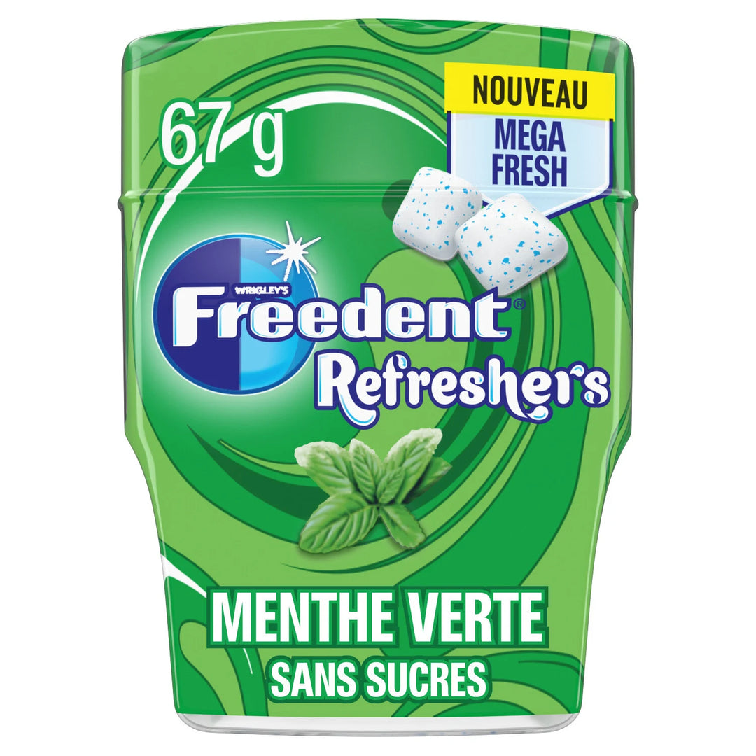 FREEDENT Refreshers Spearmint 67g - Quecan