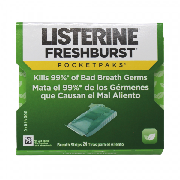 Listerine Pocket Pak Fresh Burst - Quecan