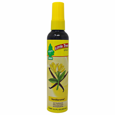Little Trees Spray Air Freshener -  Vanillaroma (103g) ( 6 Pack ) - Quecan