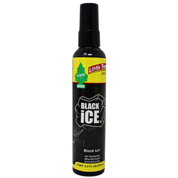 Little Trees Spray Air Freshener -  Black Ice (103g) - Quecan