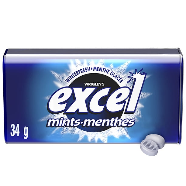 Excel- Winter Fresh Mints (8 X 34g) - Quecan