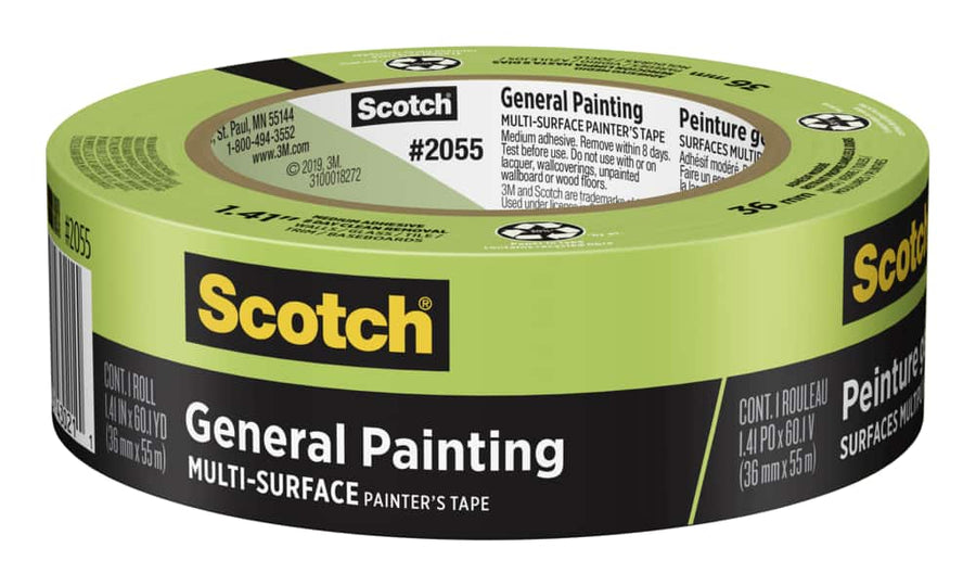 Scotch General Painting Multi-Surface Painter's Tape 24mm x 55 mm - Quecan