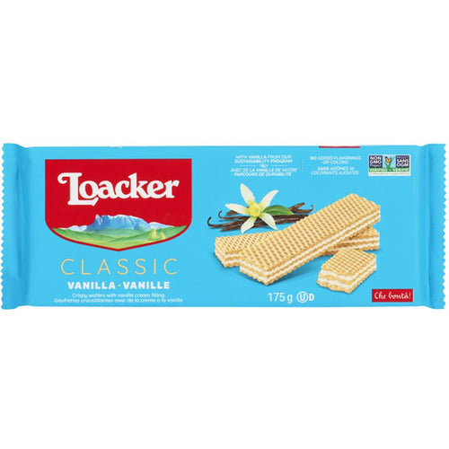 Loacker Vanilla Wafer Cookies (18 x 175g)