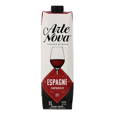 WINE ARTE NOVA TEMPRANILLO ROUGE - (12x1LT) - Quecan