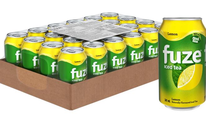 Fuze Iced Tea Lemon (24 x 341mL) (Can Dep)