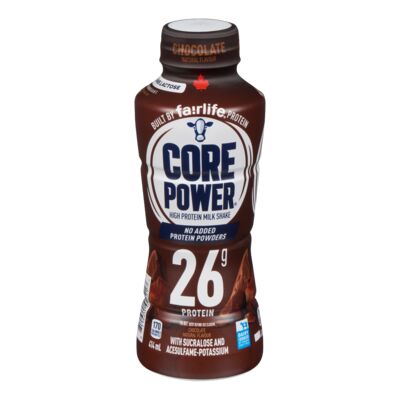 Core Power High-Protein Chocolate Flavored Lactose-Free Milkshake (414mL) - Quecan