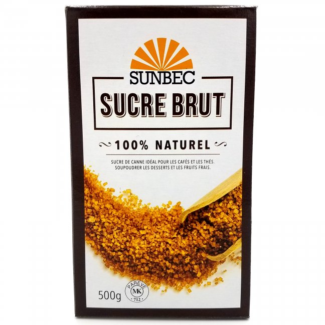 Sunbec sucre brut 100% Natural sugar - Quecan