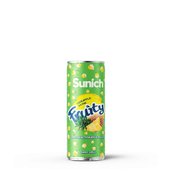 Sunich Fruity with Real Fruit Pieces (24 x 240mL) (Can dep).