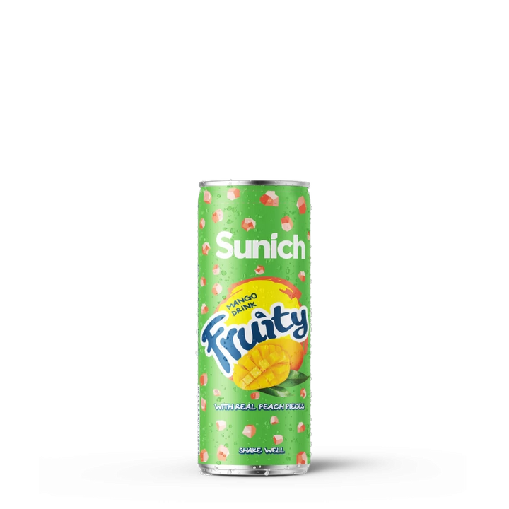Sunich Fruity with Real Fruit Pieces (24 x 240mL) (Can dep).