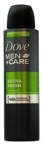 Dove Body Spray Anti-Perspirant Extra Fresh For Men (150ml) - Quecan