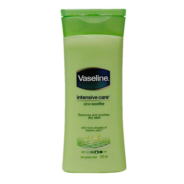 Vaseline Intensive Care Aloe Soothe Lotion 100ml - Quecan