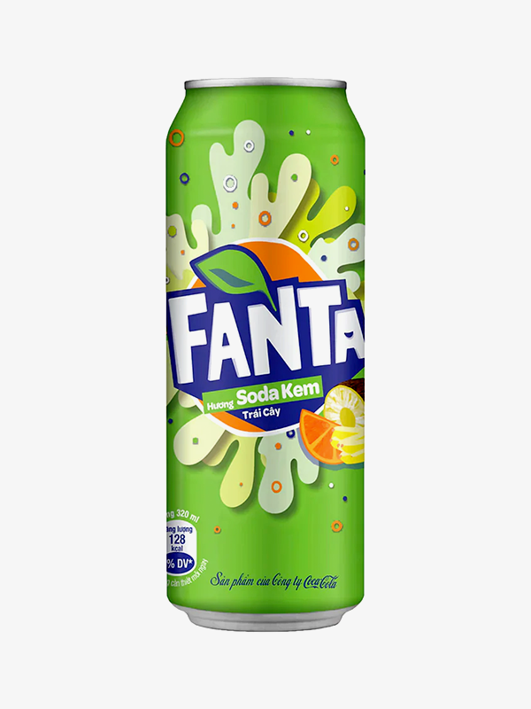 Fanta  - Cream Soda kem (24 x 320mL) (CanDep) - Quecan