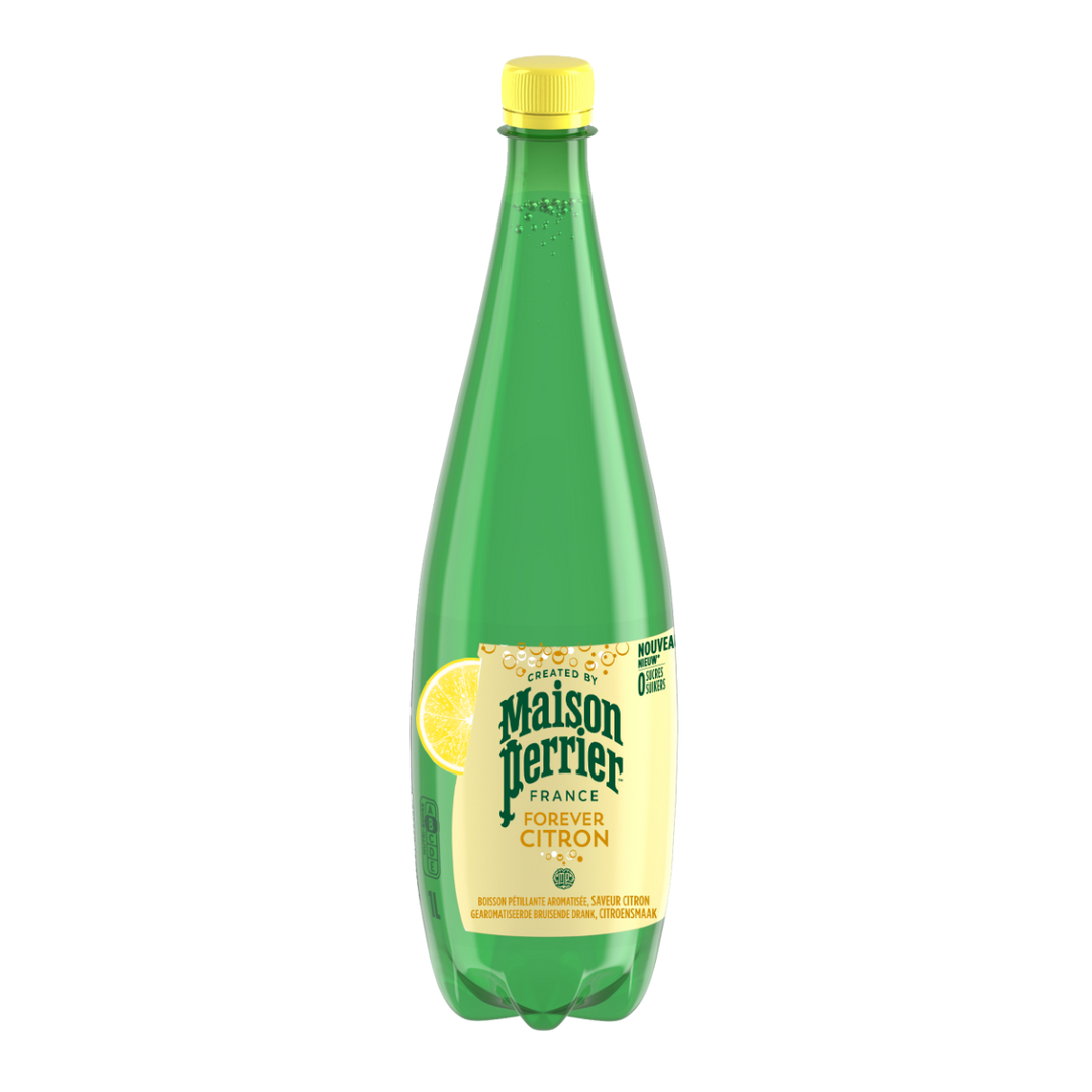 Maison Perrier Forever Lemon Sparkling Mineral Water (12 x  1L)