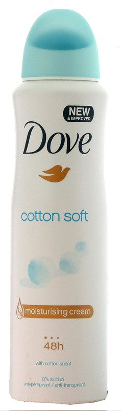 Dove Body Spray Anti-Perspirant Cotton Soft (150ml) - Quecan