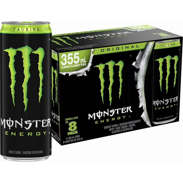 Monster Energy Drink (8 x 355mL) (Can Dep)