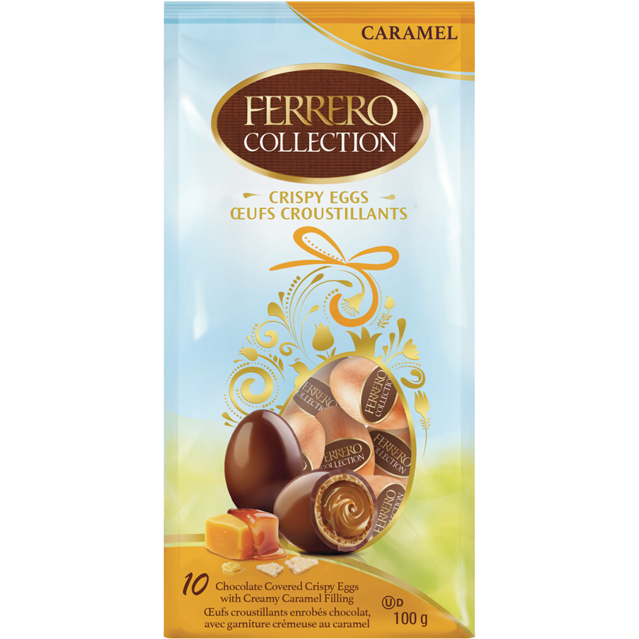 Ferrero Collection - Crsipy Eggs Caramel (100g) - Quecan