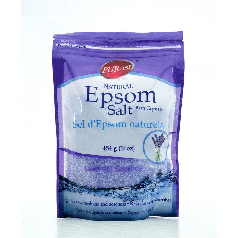 Purest Epsom Salt Bath Crystals (454g)