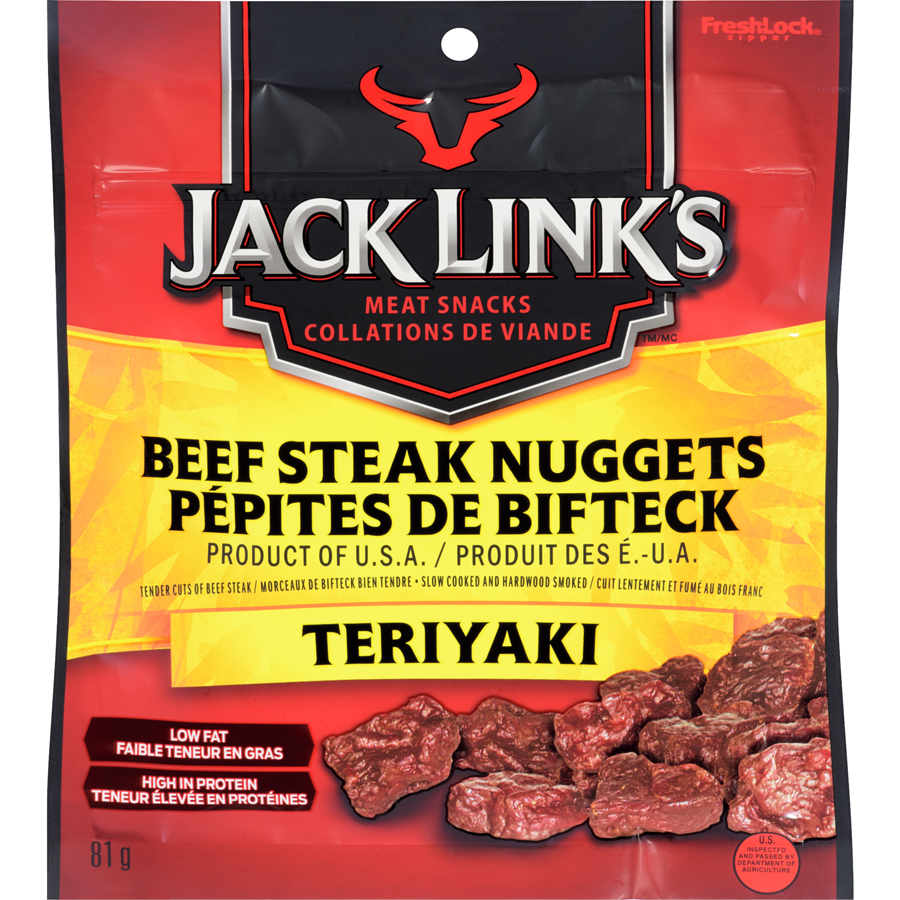 Jack Link's Teriyaki Beef Nuggets (81g) - Quecan