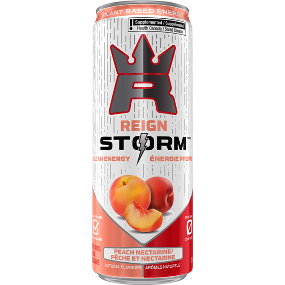 Reign Storm - Energy Drink Peach Nectarine (12 x 473 ml) (Can Dep) - Quecan