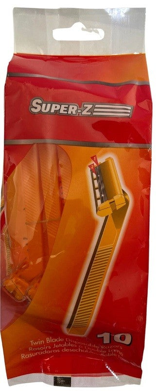 Super Z Twin Blade - Yellow (Pack of 10) - Quecan