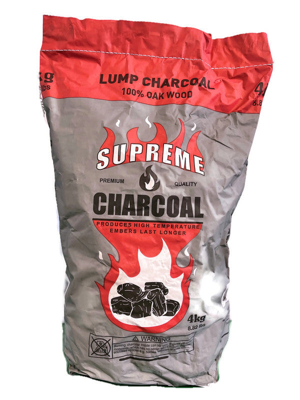 Supreme Premium Quality Lump Charcoal 4kg - Quecan