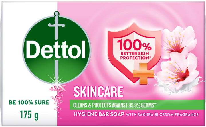 Dettol Bar Soap Skin Care (3 x 100g)