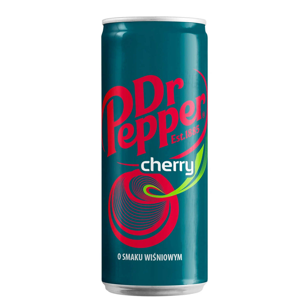 Dr. Pepper Cherry Soda Sleek (24 x 330ml) (Can Dep)
