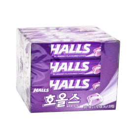 Halls Blueberry Flavored Candy (34g x 20 sticks)