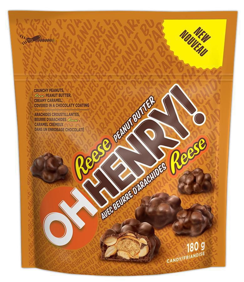 OH HENRY! Bite Sized Pieces with REESE Peanut Butter - 180g - Quecan