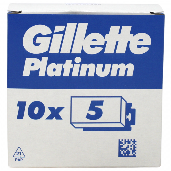 GILLETTE PLATINUM RAZOR 5CT ( Pack of 10 ) - Quecan