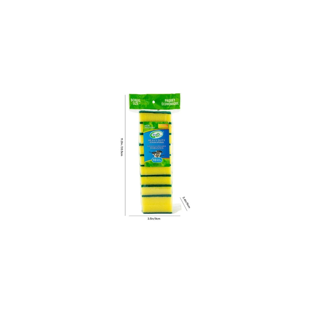 Fresh Start Heavy Duty Scrub Sponges (Pack of 10)