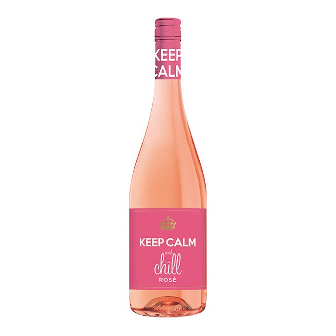 WINE KEEP CALM & CHILL ROSE  F (750ML) - Quecan