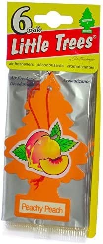 Little Trees Car Air Freshener (Pack of 24) Peachy Peach - Quecan